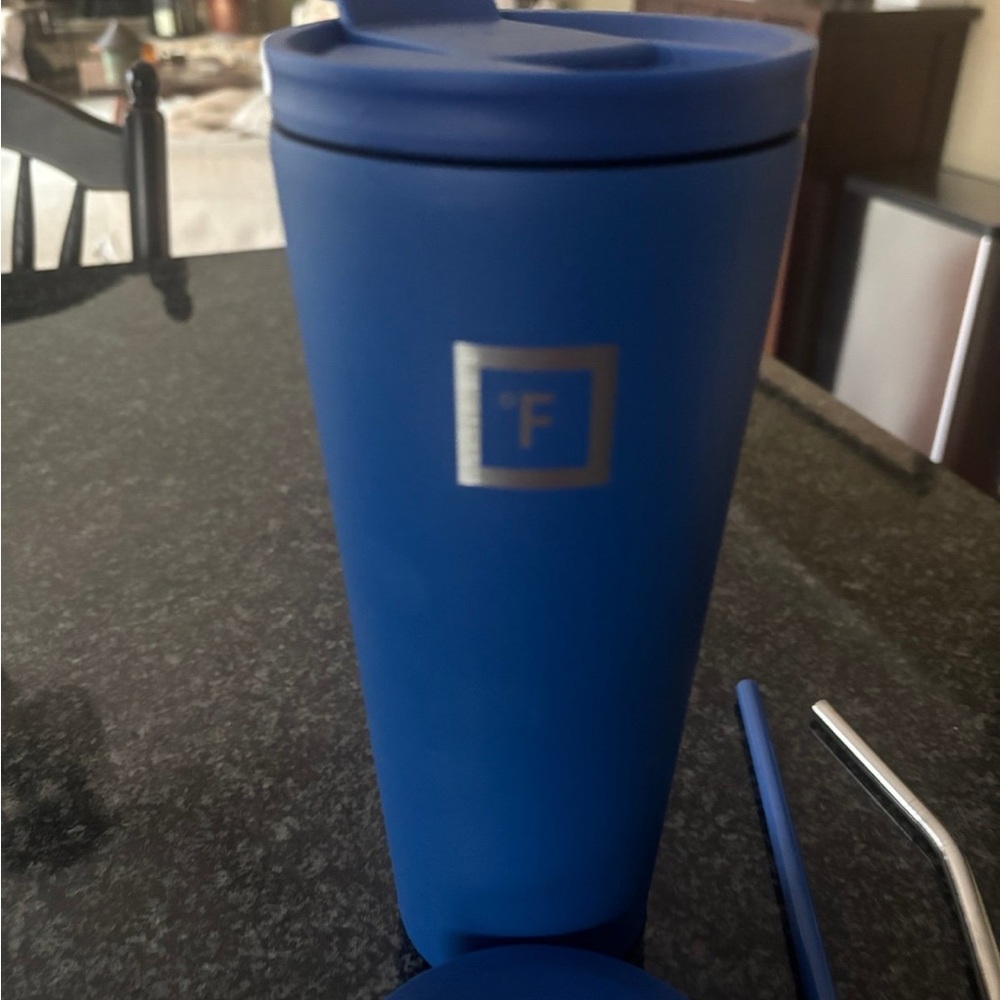 Blue Travel Coffee Mug